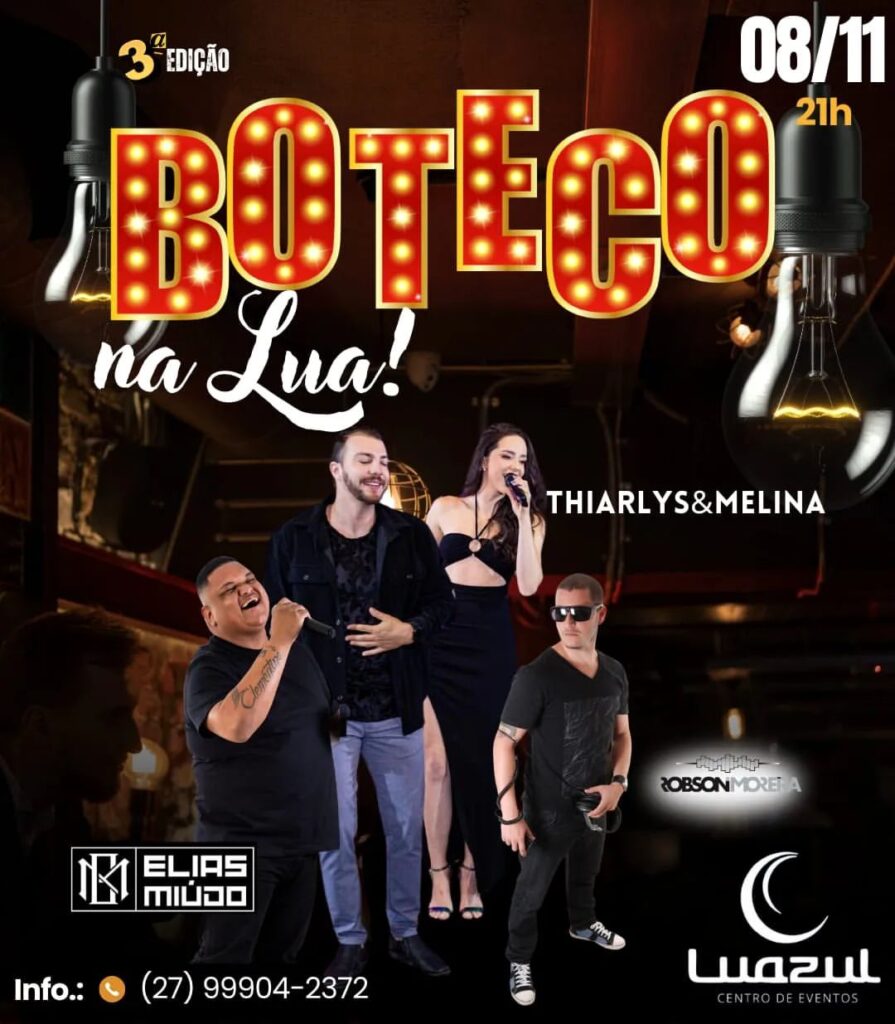 Boteco na Lua A 3ª Edição Promete Uma Noite Inesquecível em Guarapari!