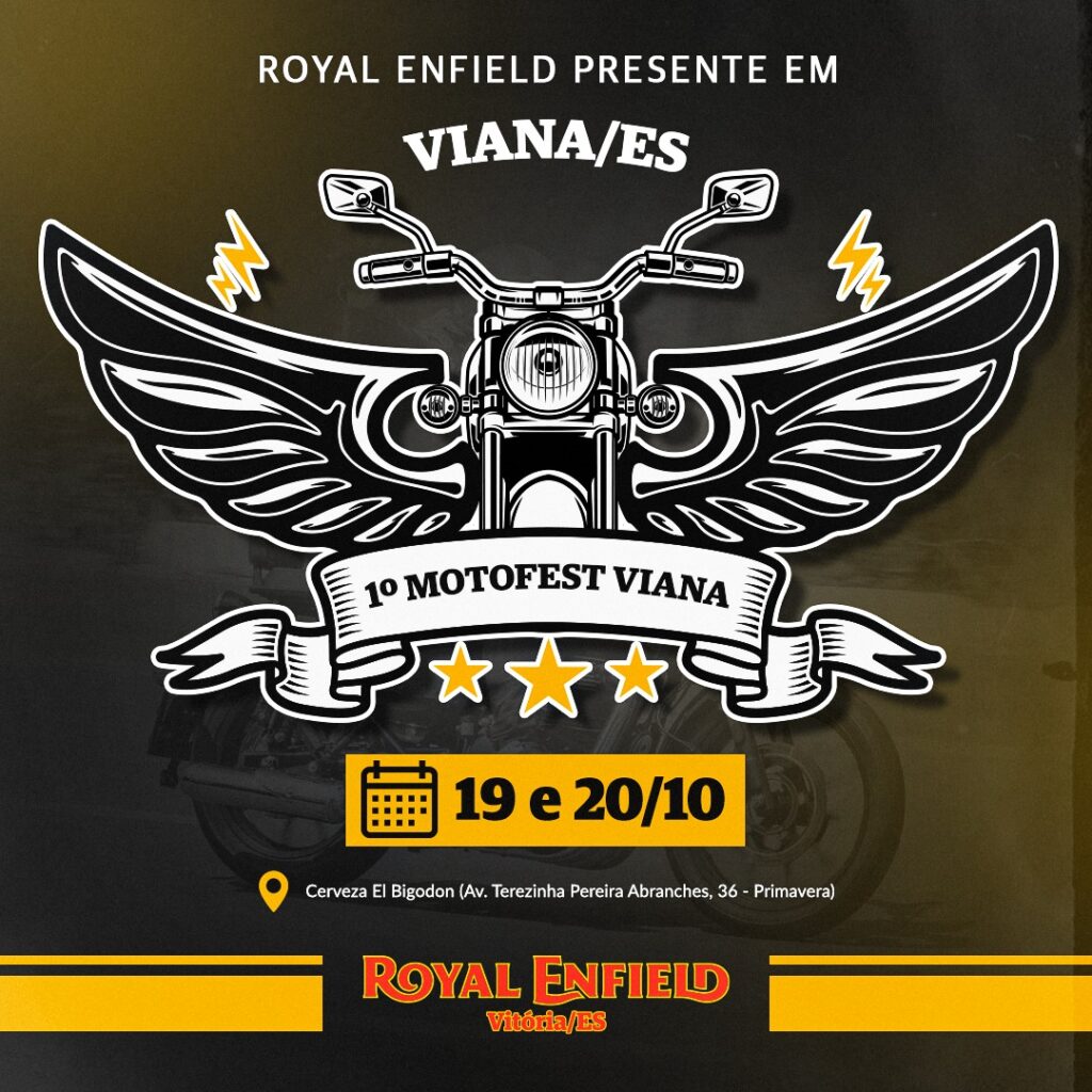 1º Moto Fest Viana: Royal Enfield, Rock, Gastronomia e Vibe Inesquecível