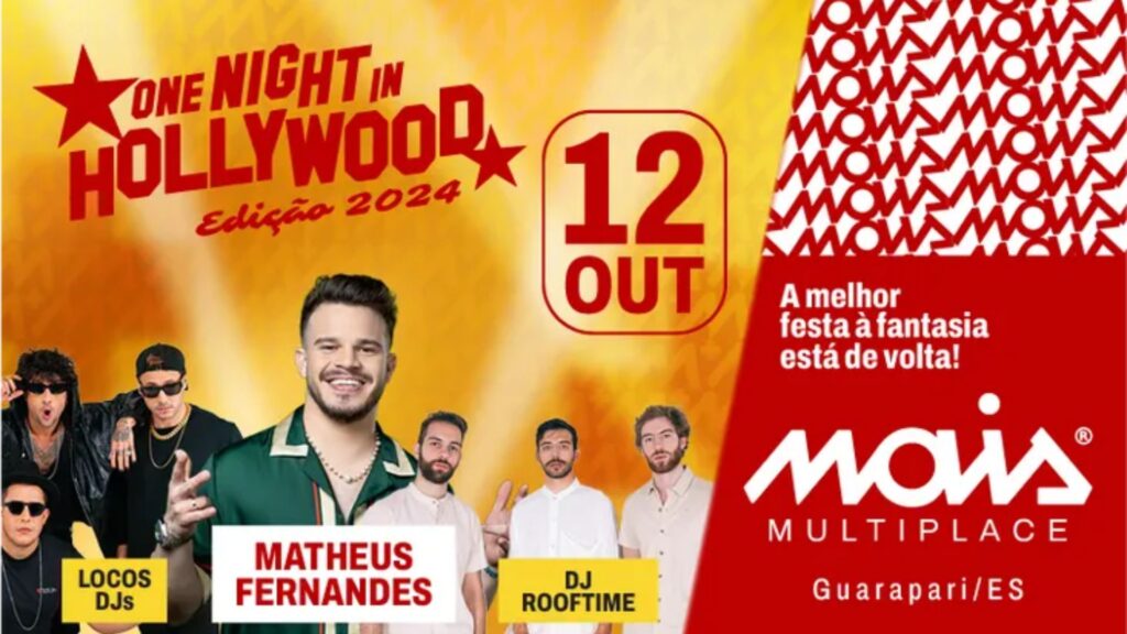 One Night in Hollywood no Multiplace Mais