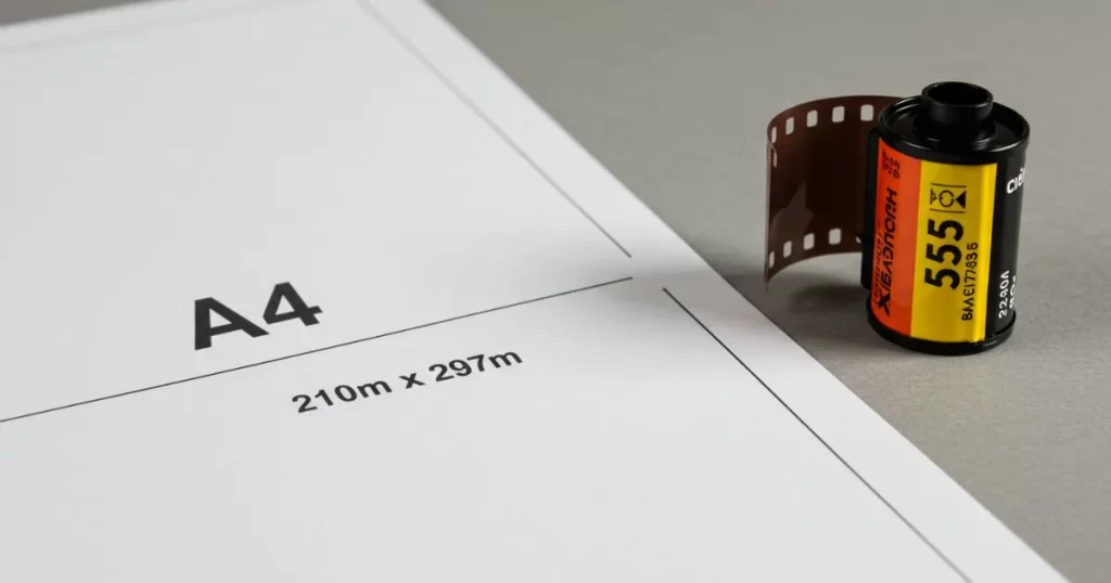 Qual é o tamanho do papel A4 em polegadas?