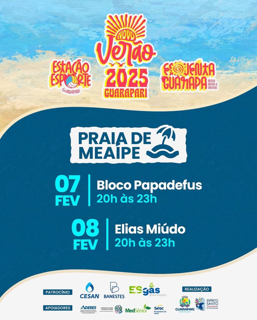 Final de Semana em Guarapari Shows, Diversão e Competição de Vela na Orla