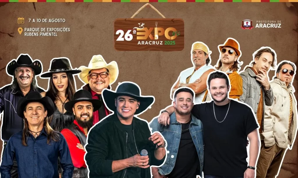Expo Aracruz 2025: Programação Oficial, Shows, Rodeio, Agronegócio e Cultura