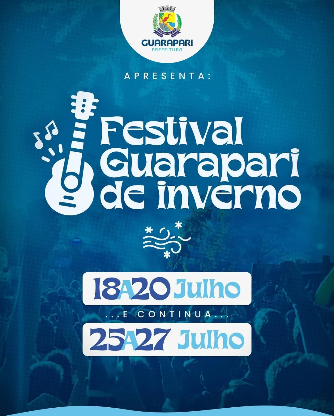 Festival de Inverno de Guarapari 2025 reúne música e cultura