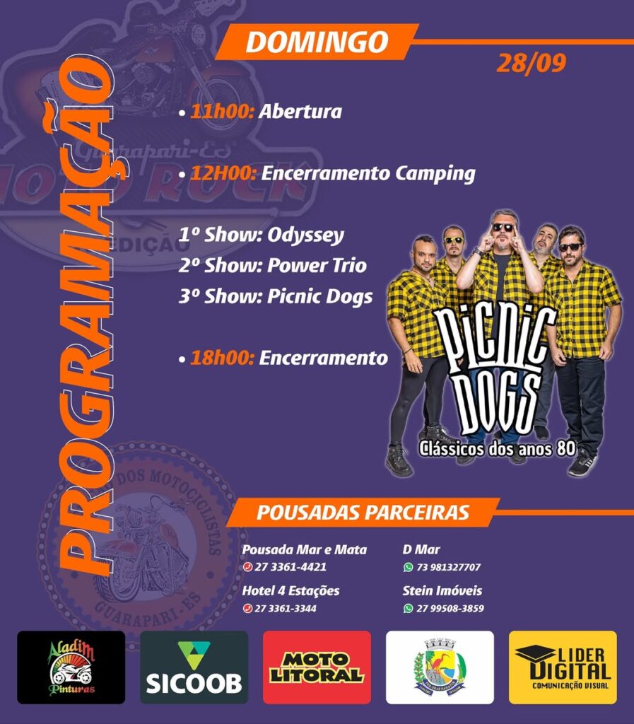 Guarapari se prepara para o Moto Rock 2025: três dias de rock, motores e confraternização