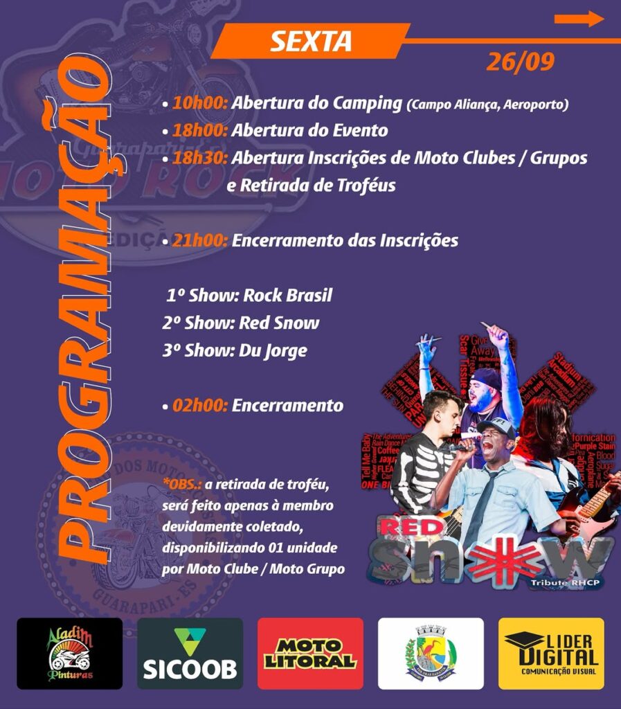 Guarapari se prepara para o Moto Rock 2025: três dias de rock, motores e confraternização