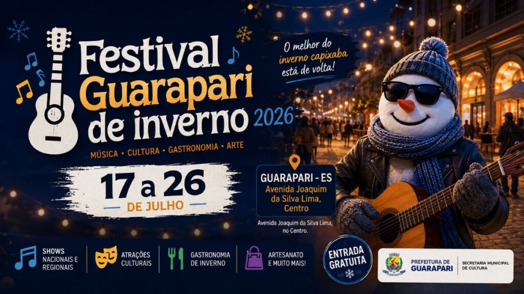 Além das Praias: Como o Festival de Inverno de Guarapari quer Provar que a Cidade Não Vive só de Verão 1 festival Guarapari de inverno por Raimundo Folha Meaipe Oliveira