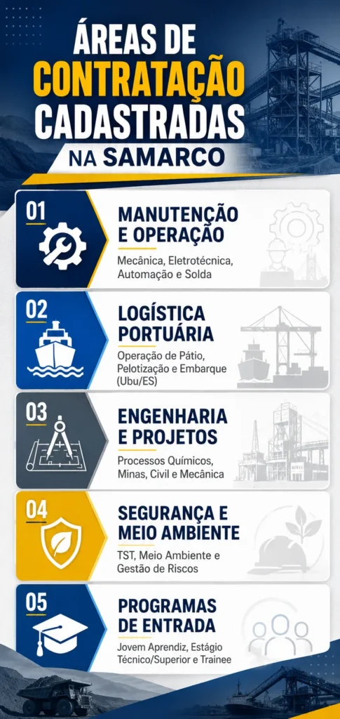Infografo Quadro de Vagas Atuais na Samarco por Raimundo Oliveira para o Folha Meaípe