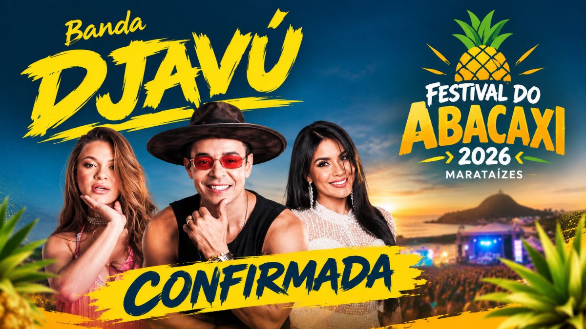 Banda Djavú em Marataízes 2026: Veja Data e Local do Show