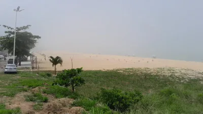 Neblina em Meaípe, Enseada Azul e Nova Guarapari surpreende neste domingo
