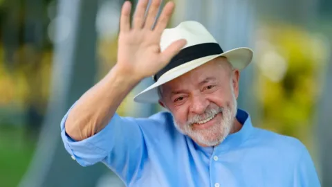 Presidente Lula no Palácio da Alvorada, em Brasília, em julho de 2026